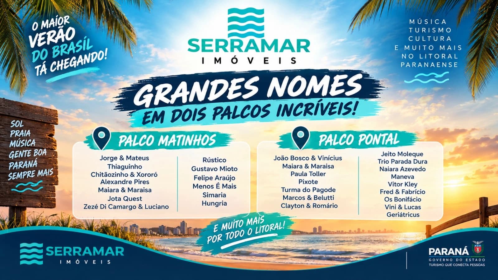 Verão 2026/2027 promete movimentar o Litoral do Paraná